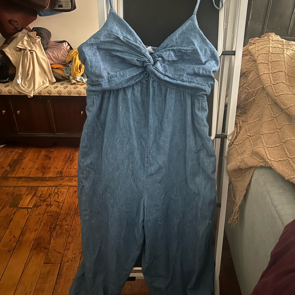 Old Navy Blue Wide Leg Jumpsuit